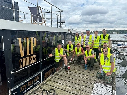 impreza firmowa na statku ostróda